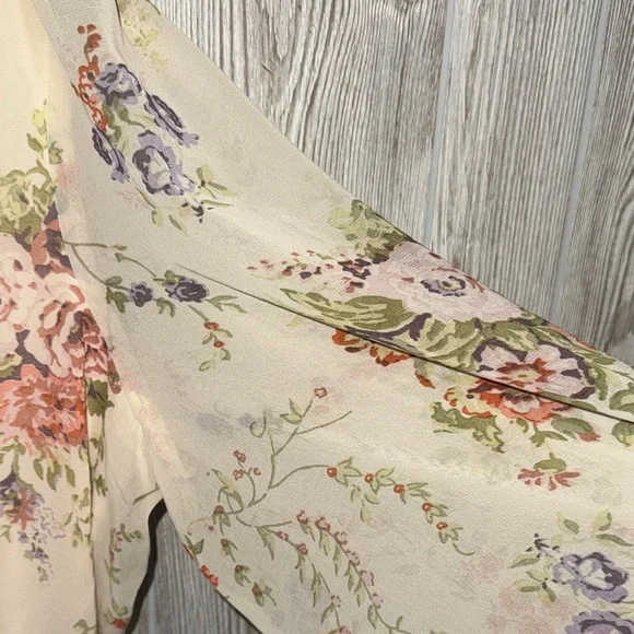 LC Lauren Conrad Floral Cream Dress - Picture 4 of 6